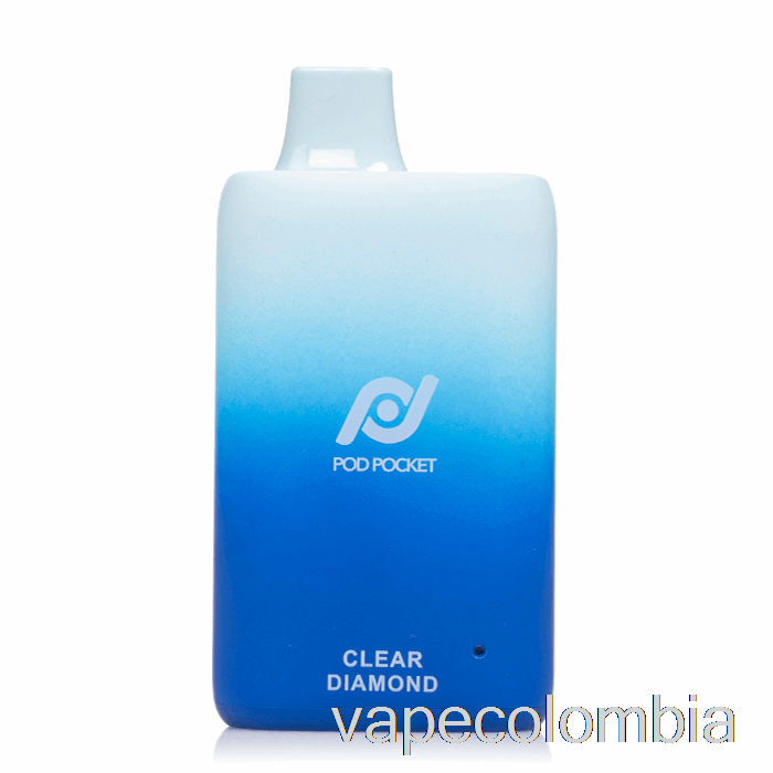 Vape Desechable Pod Pocket 7500 Diamante Transparente Desechable